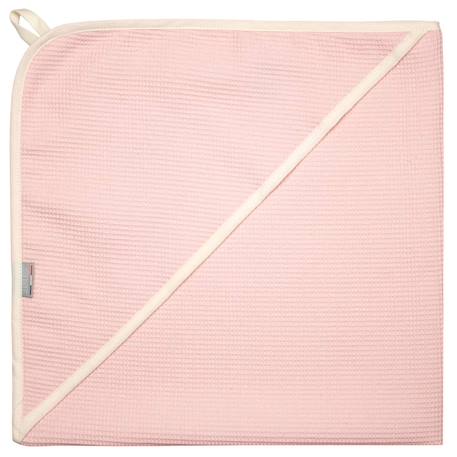 Cape de bain bébé en coton nid d'abeille  - vertbaudet enfant