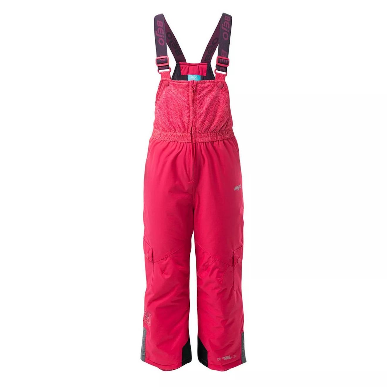 Pantalon De Ski Polyester Halvar Framboise / Rose Givré