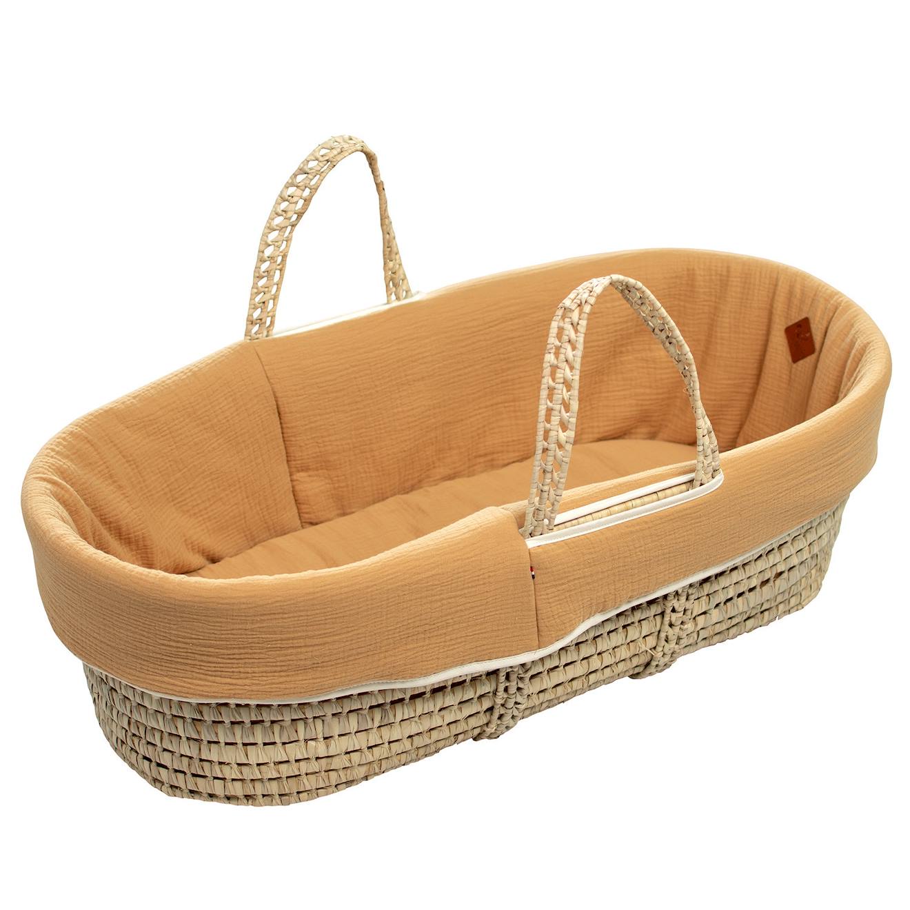 Couffin Bébé Avec Matelas Habillage Et Drap Housse Jeanne Camel