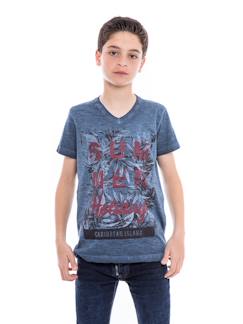 T-shirt col v nogota garçon  - vertbaudet enfant