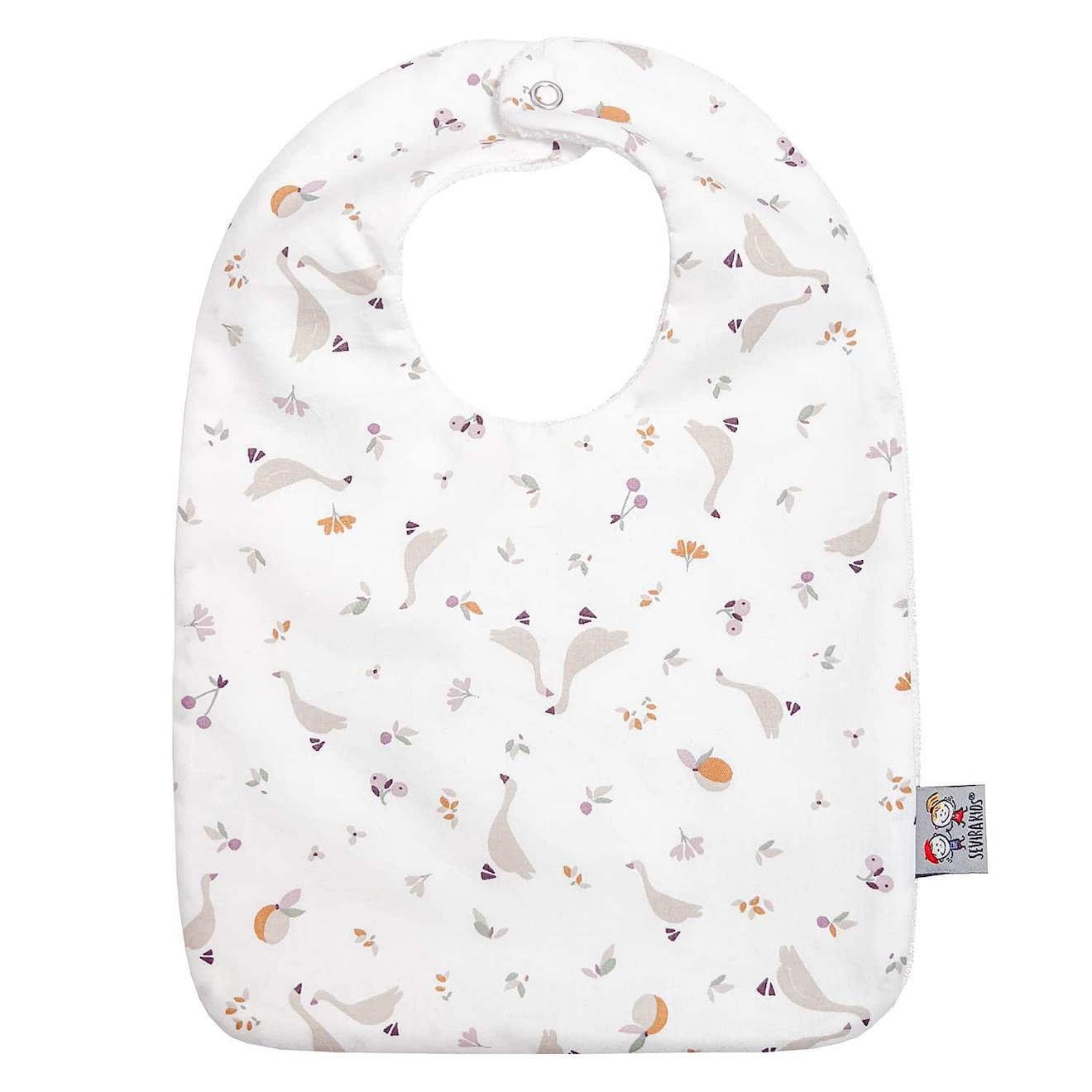 Bavoir En Coton Sidonia Beige, Sidonia