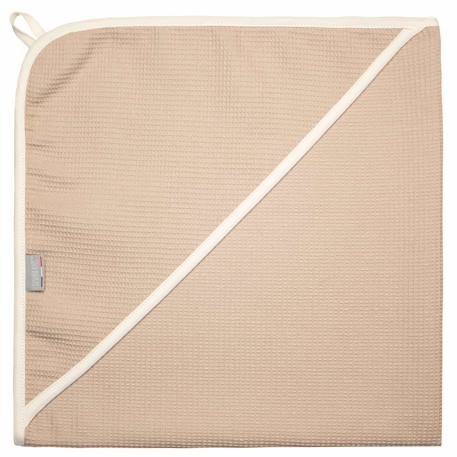 Cape de bain bébé en coton nid d'abeille  - vertbaudet enfant
