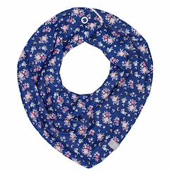 Puériculture-Repas-Bavoir-Bavoir bandana cache-cou réversible flore