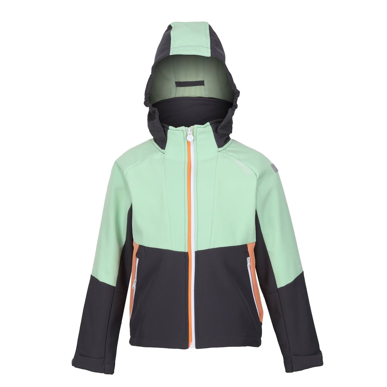 Veste Softshell Polyester Haydenbury Gris Phoque / Menthe Douce
