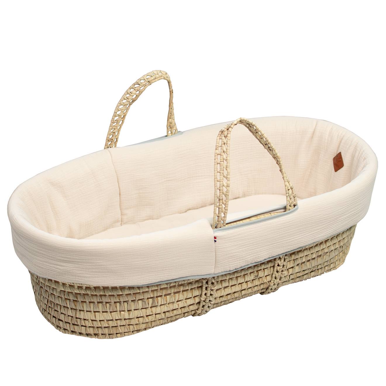 Couffin Bébé Avec Matelas Habillage Et Drap Housse Jeanne Beige