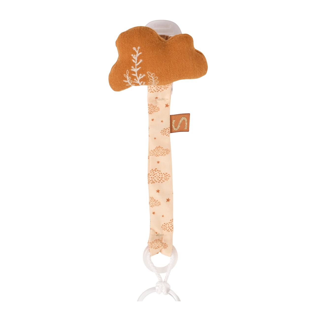 Attache-tétine Bébé Marron/beige
