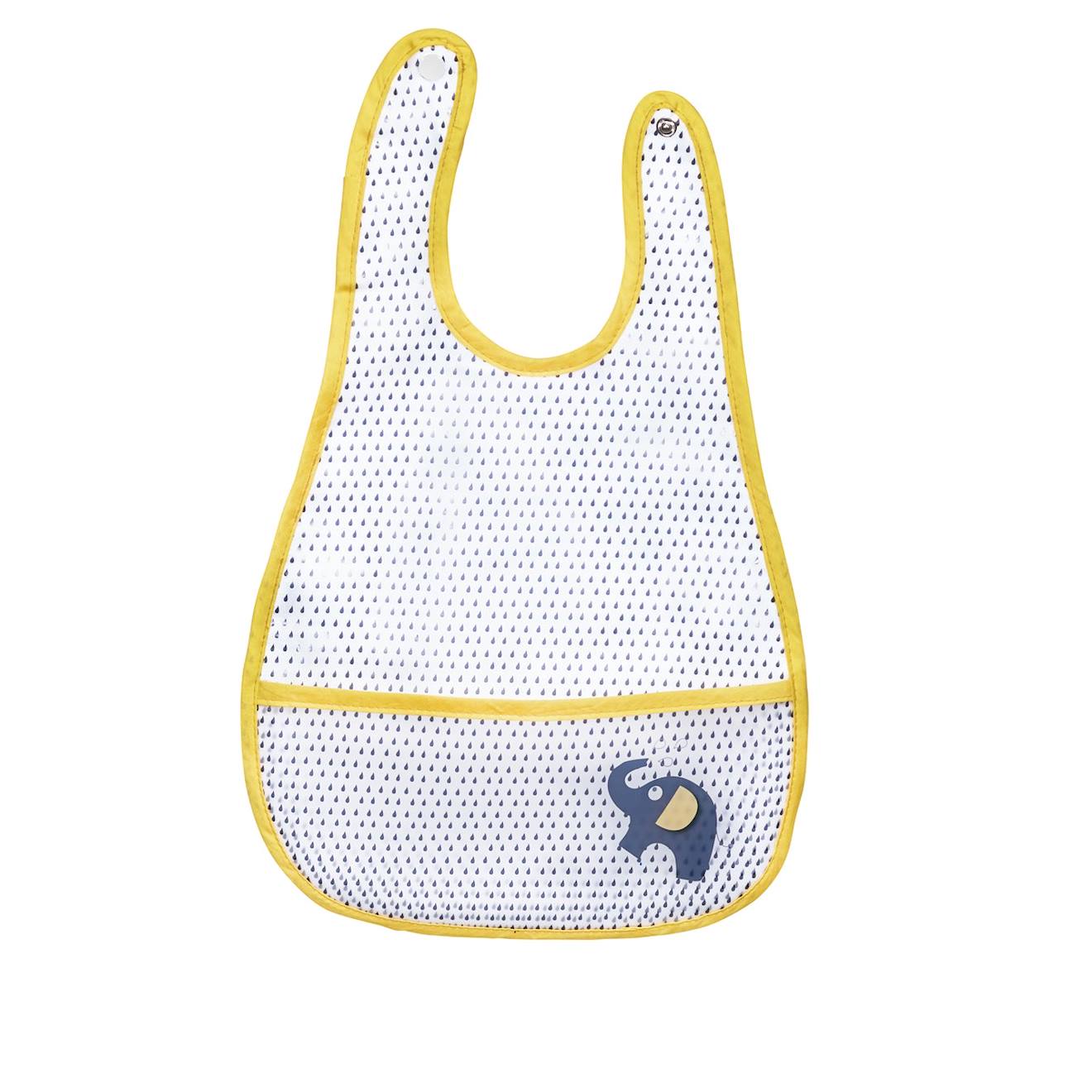 Bavoir Avec Récupérateur - Babyfan Jaune