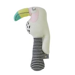 Jouet-Hochet tricoté en coton bio