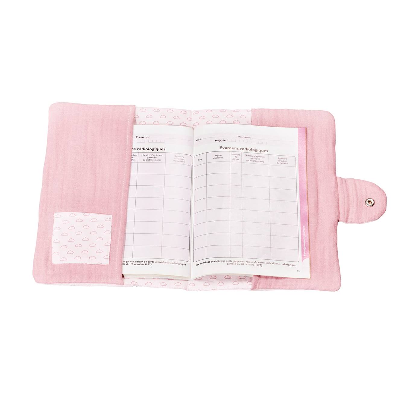 Protège Carnet De Santé En Coton - Lily Rose (Sauthon) - Image 2