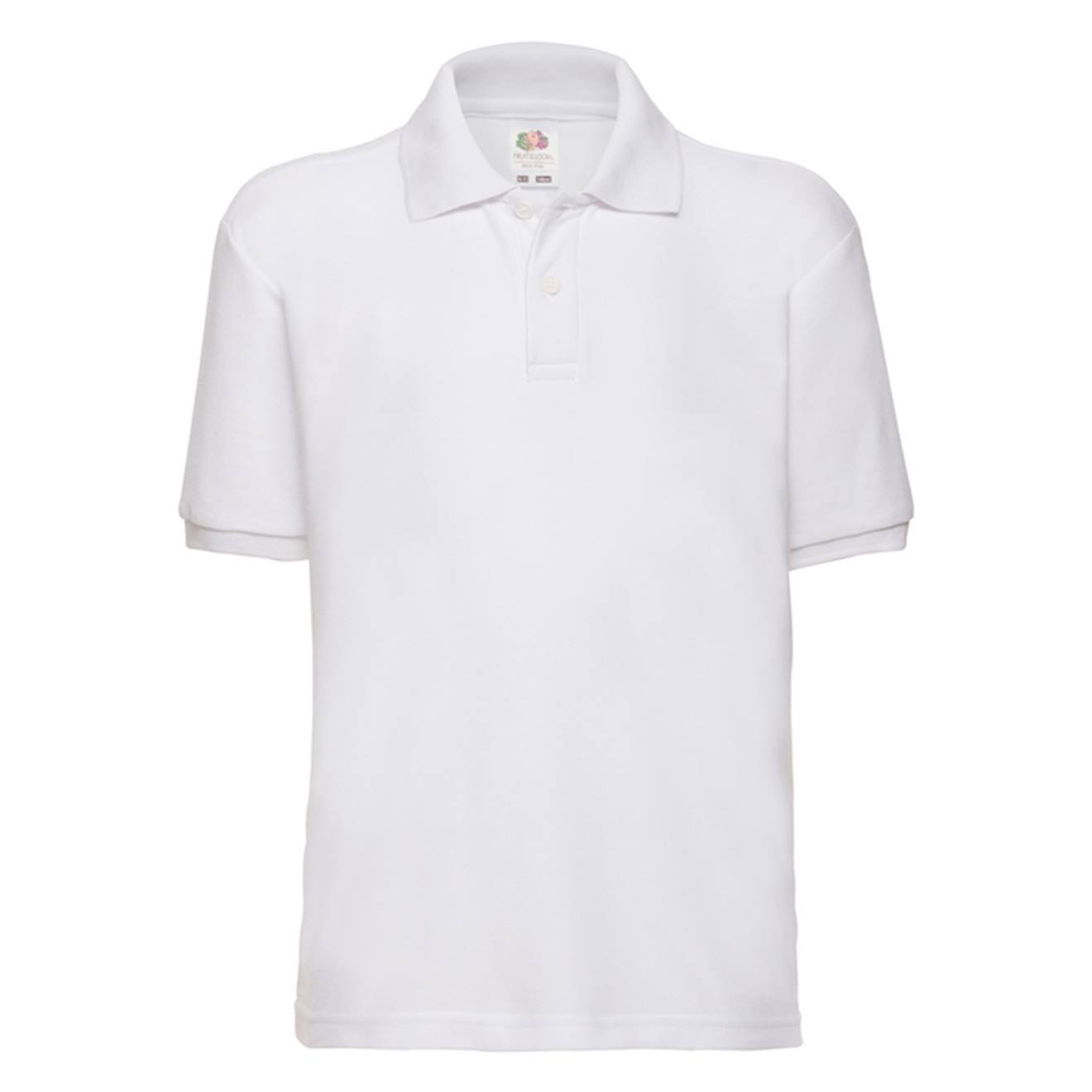 Polo Polyester 65/35 Blanc