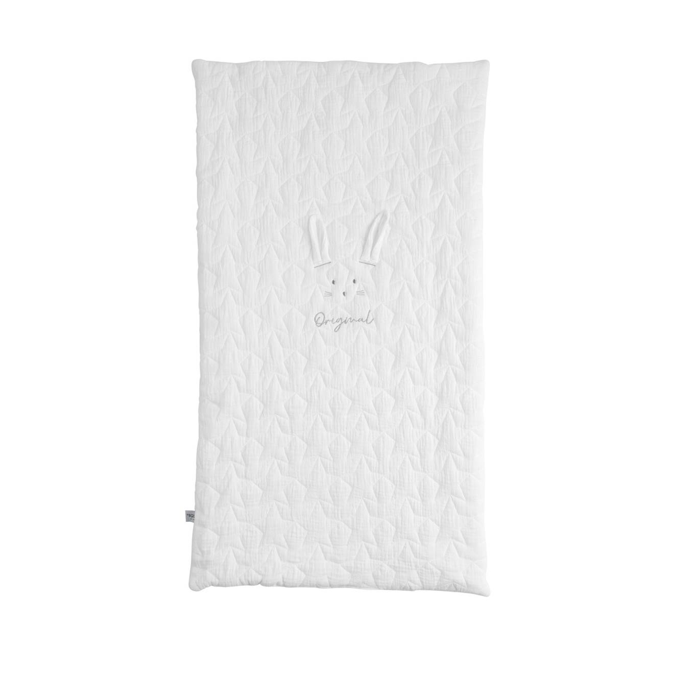 Couvre Lit Rectangulaire Berceau En Coton - Original Blanc