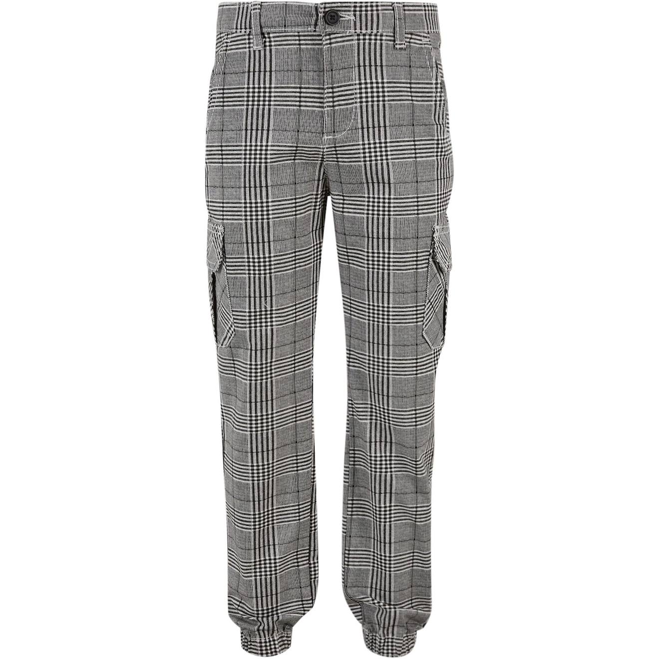 Pantalon De Jogging À Poches Synthétique Noir / Blanc