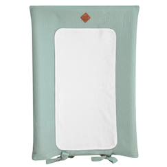 Housse de matelas à langer en gaze de coton jeanne  - vertbaudet enfant