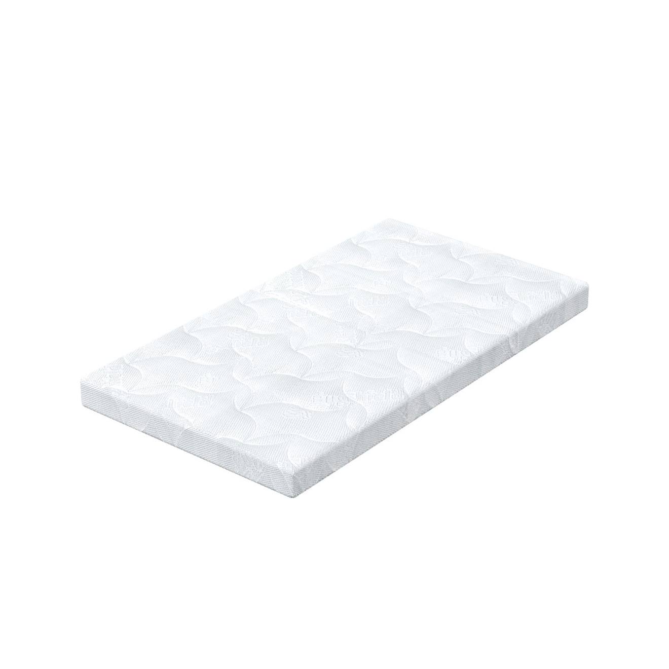 Matelas Pour Berceau En Polyester Blanc