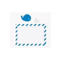 Cadre photo en bois - blue baleine  - vertbaudet enfant