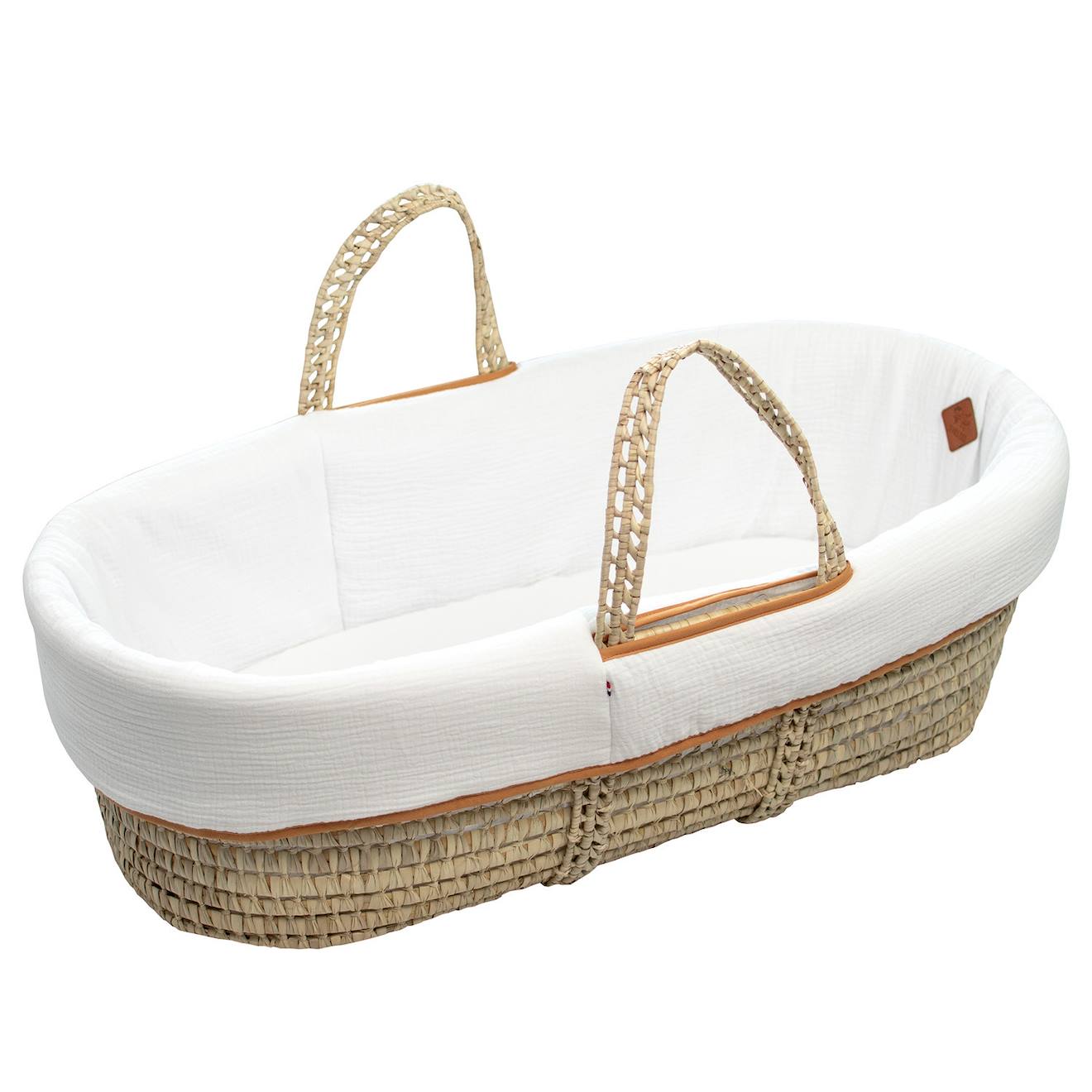 Couffin Bébé Avec Matelas Habillage Et Drap Housse Jeanne Blanc