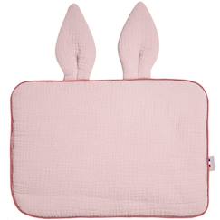 Chambre et rangement-Oreiller plat lapin en gaze de coton jeanne