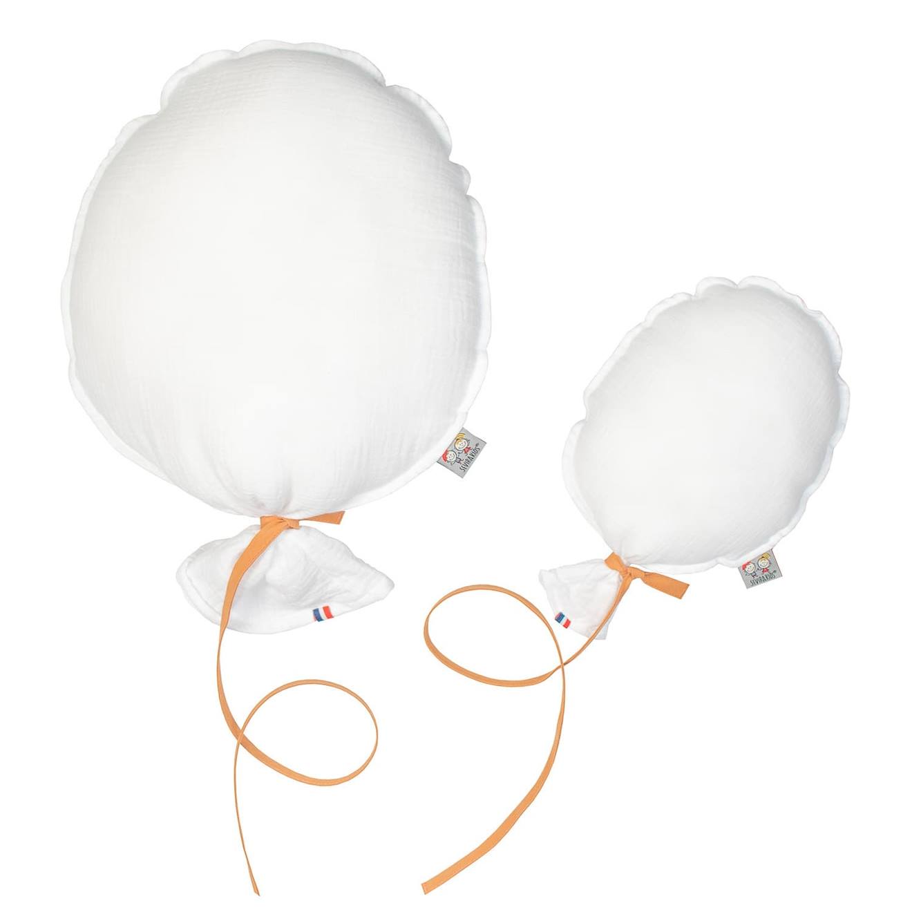 Ballon Mural Décoratif En Gaze De Coton 38cm Blanc