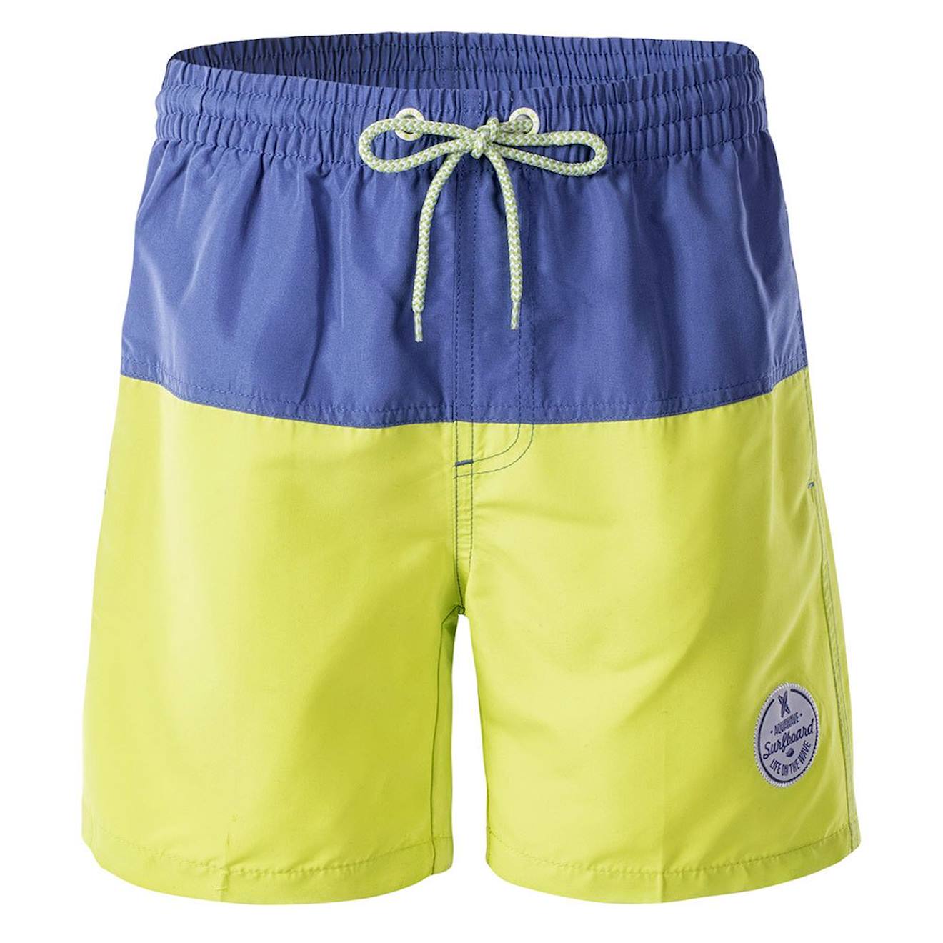 Short De Bain Polyester Drakon Jaune Vif / Bleu Mer Clair