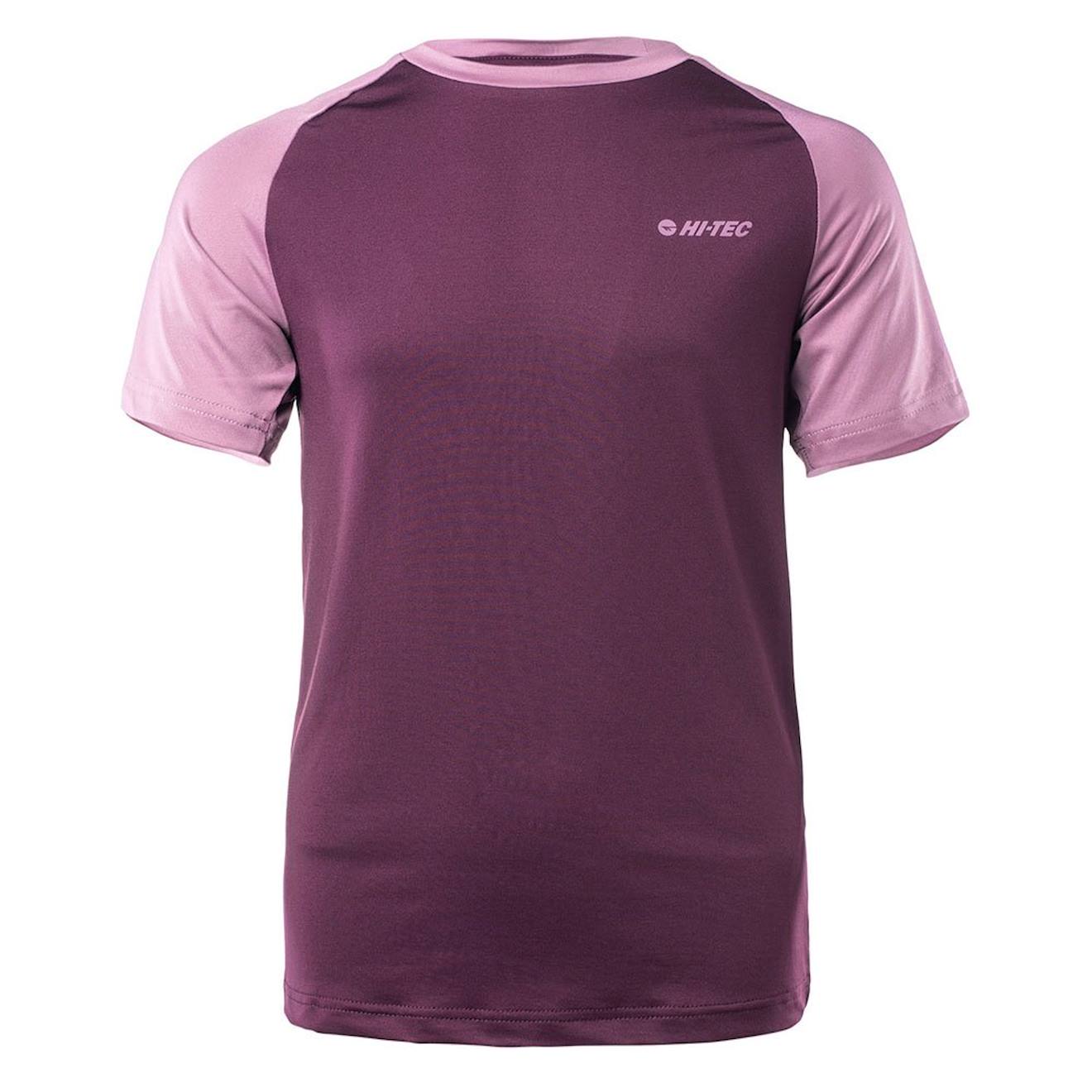 T-shirt Polyester Mikia Violet Foncé / Rose Mauve