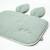 Oreiller plat lapin en gaze de coton jeanne Beige+Blanc+Blanc à pois or+Bleu+Camel+Écru+Gris clair+Terracotta+Vert de gris 17 - vertbaudet enfant 