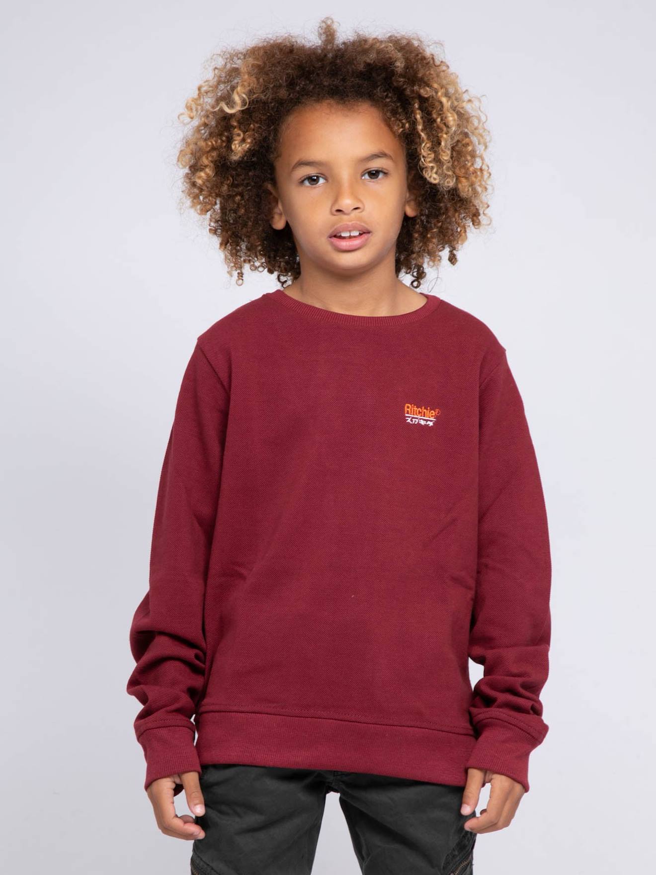 Sweat Col Rond Wanger Boy Bordeaux