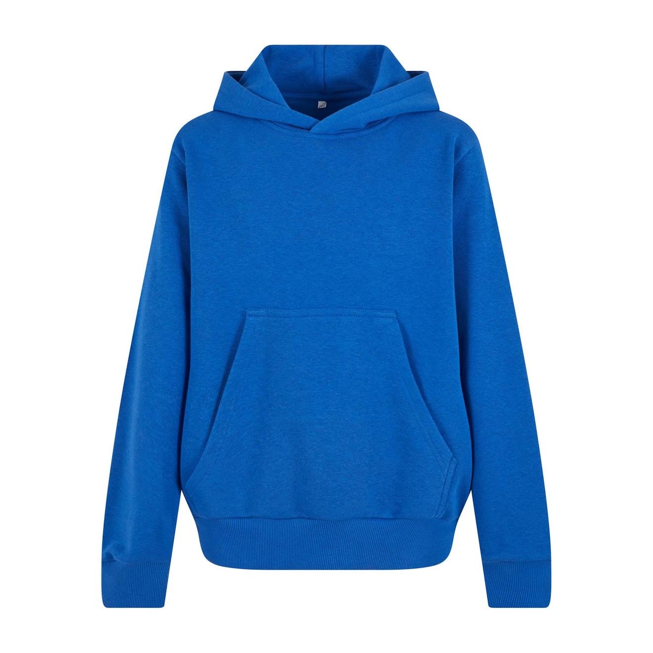Sweat À Capuche Coton Bleu Roi