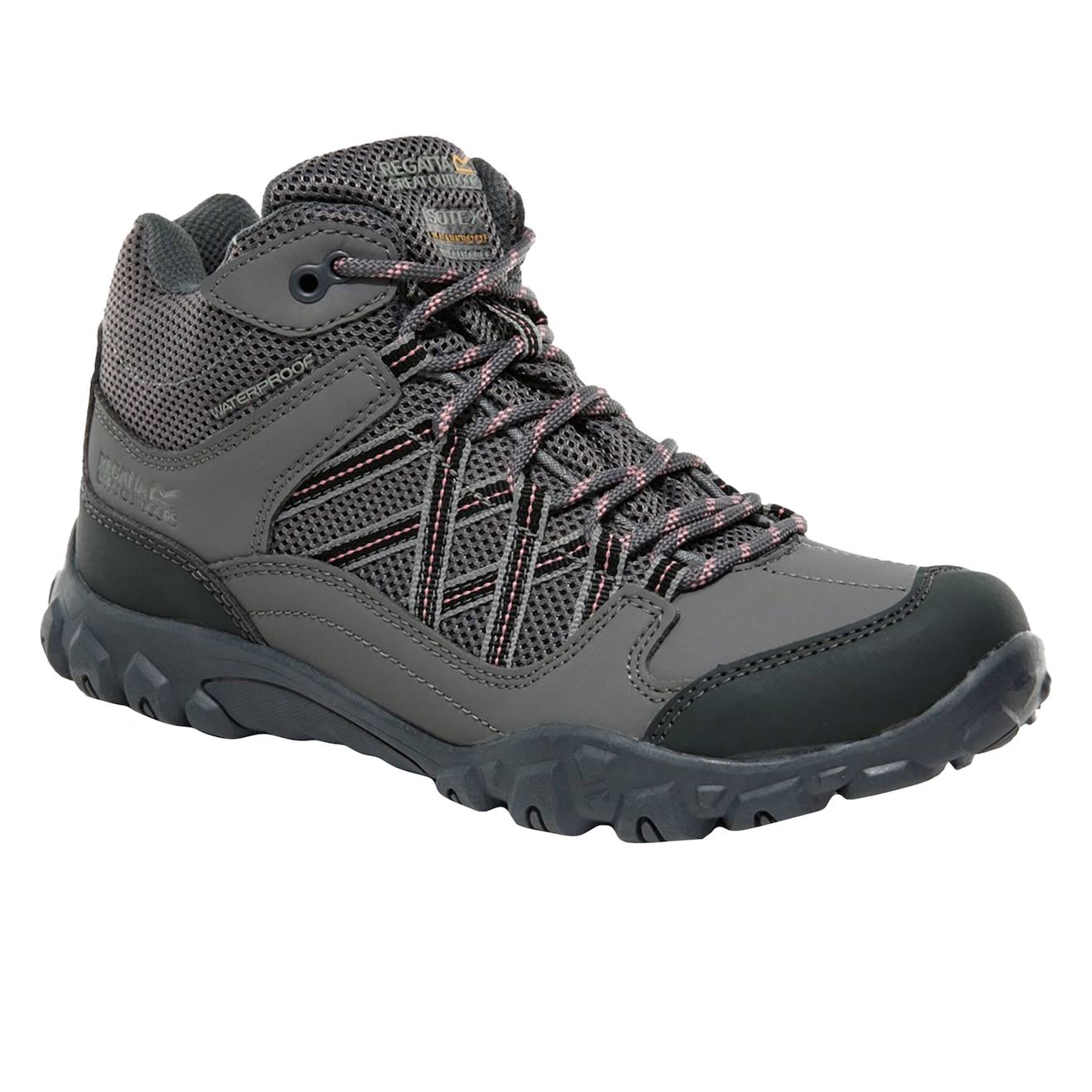 Bottines Polyuréthane Edgepoint Gris / Orange