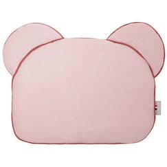 Chambre et rangement-Oreiller bébé plat ourson en gaze de coton jeanne