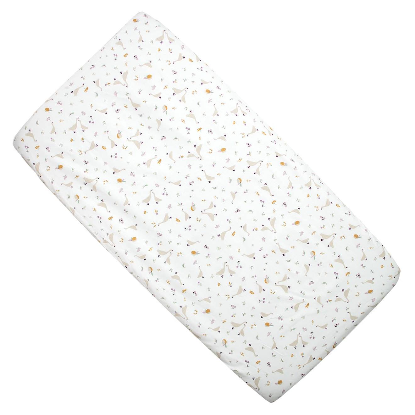 Drap Housse Berceau En Coton Sidonia Beige, Sidonia