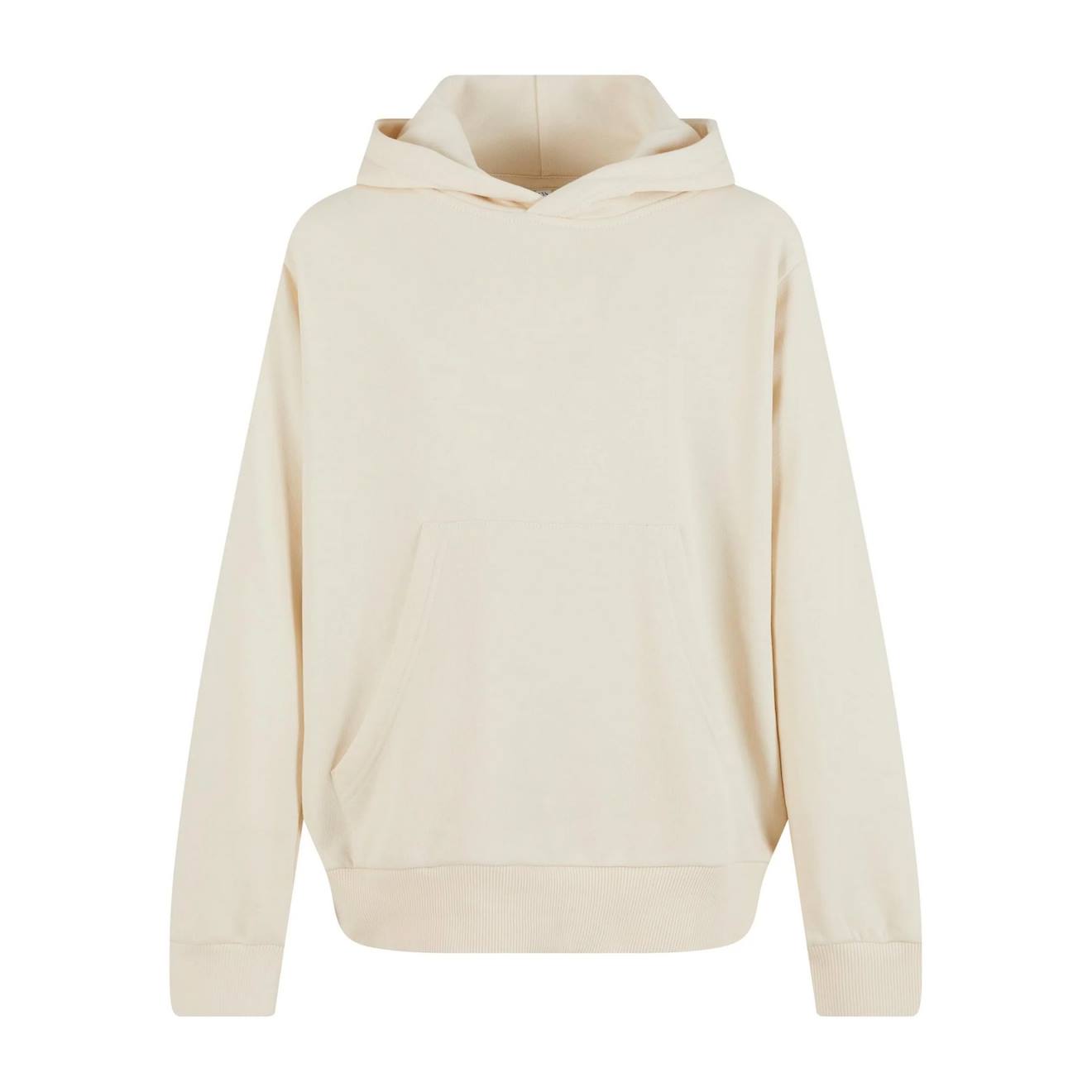 Sweat À Capuche Coton Sable Blanc