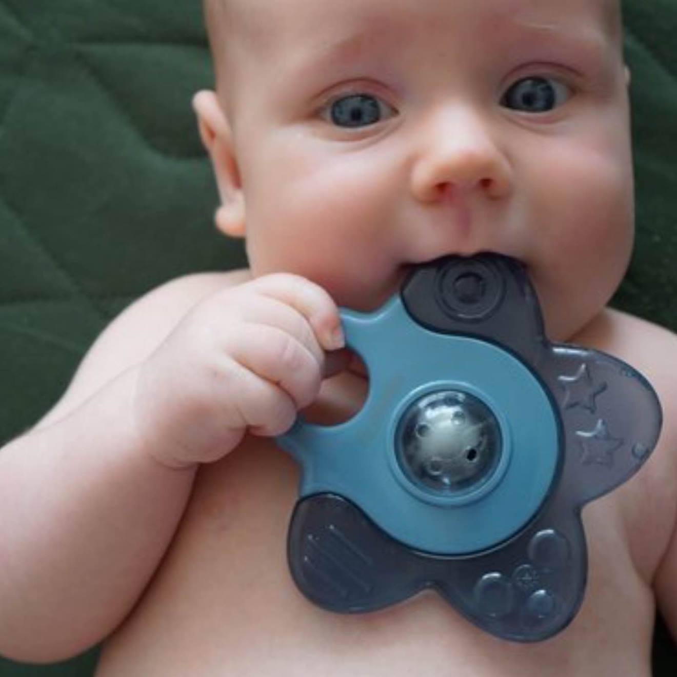 Lot De 2 Anneaux De Dentition Réfrigérants Étoiles Rose (Filibabba) - Image 1