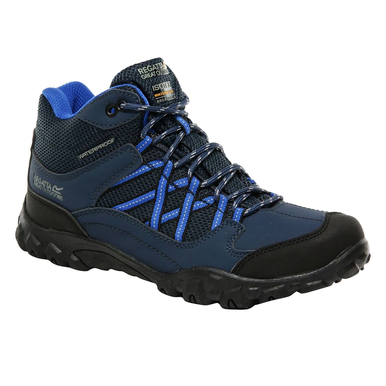 Bottines Polyuréthane Edgepoint Bleu Nuit / Bleu Vif