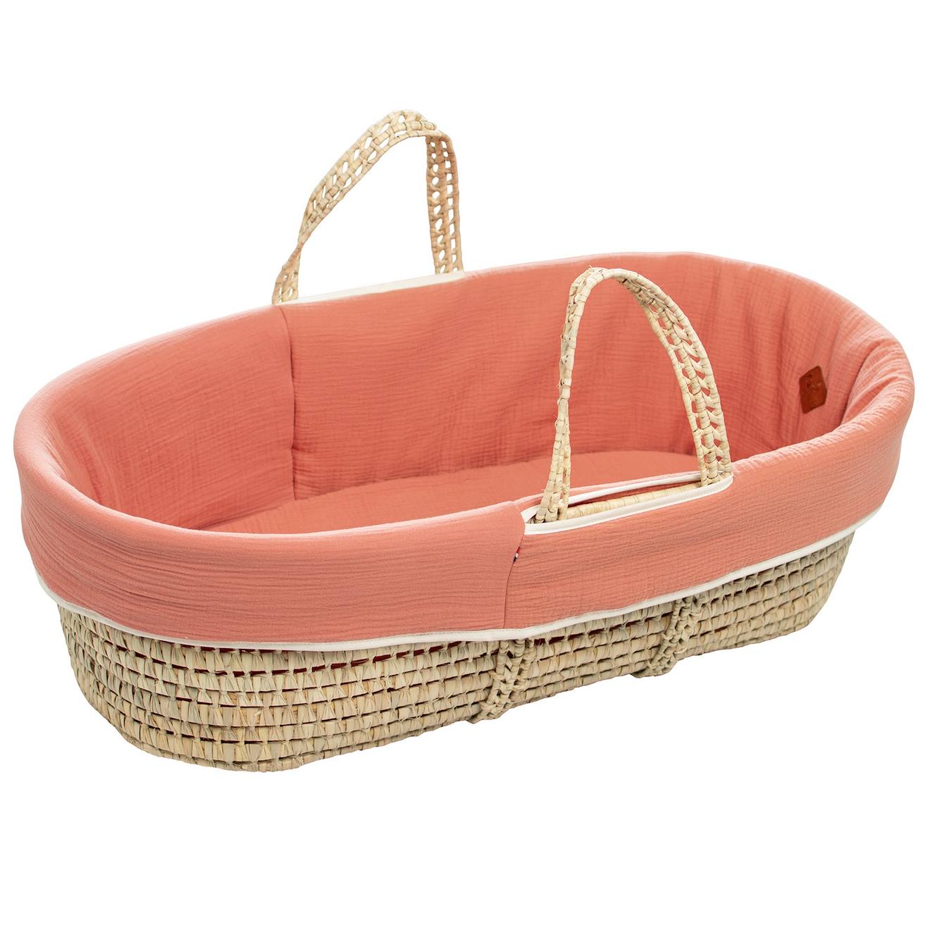 Couffin Bébé Avec Matelas Habillage Et Drap Housse Jeanne Terracotta