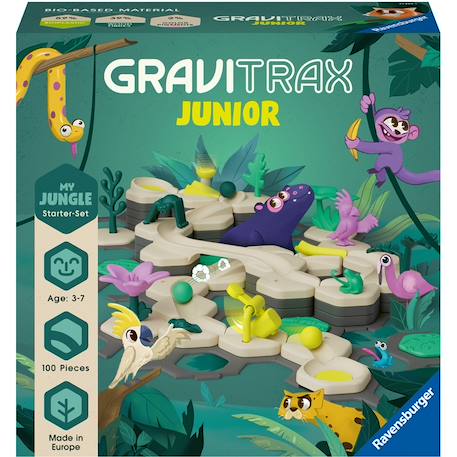 Ravensburger - Gravitrax Junior Set De La Jungle Multicolore
