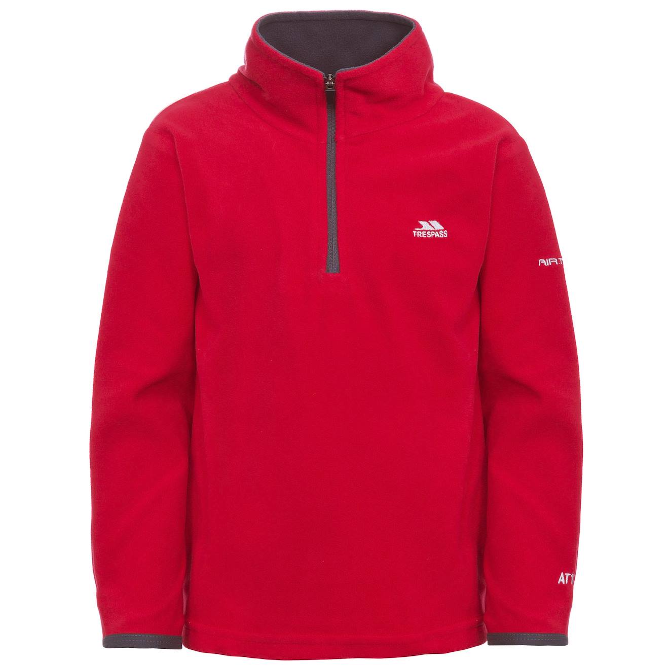 Polaire Zippé Polyester Etto Rouge