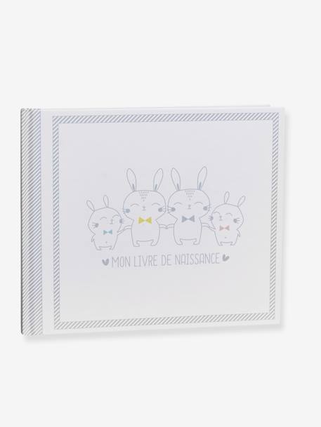 Vertbaudet - Livre de naissance blanc