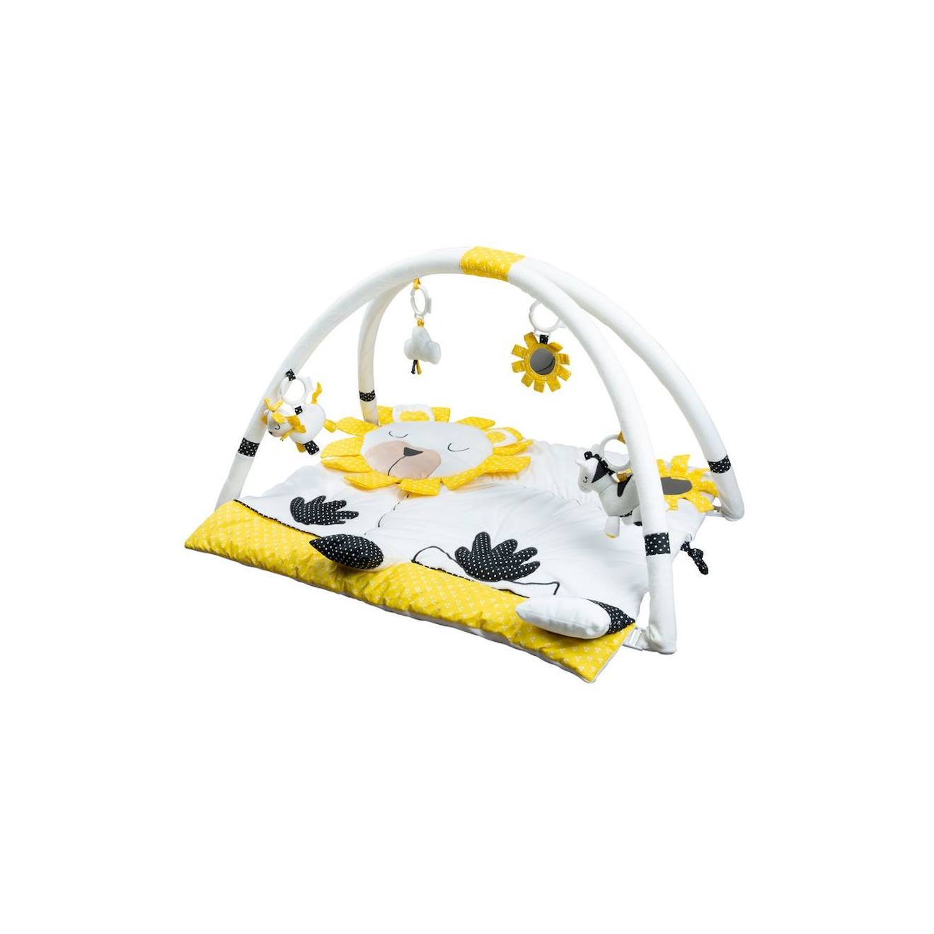Tapis D'eveil En Velours Blanc