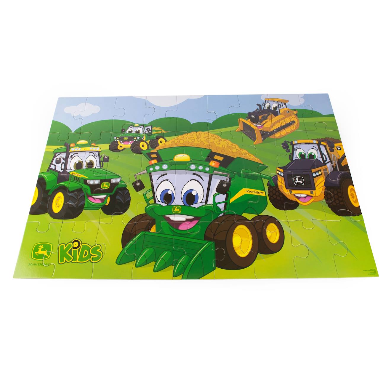 Puzzle De Sol Géant Tracteur John Deere Dès 3 Ans Multicolore