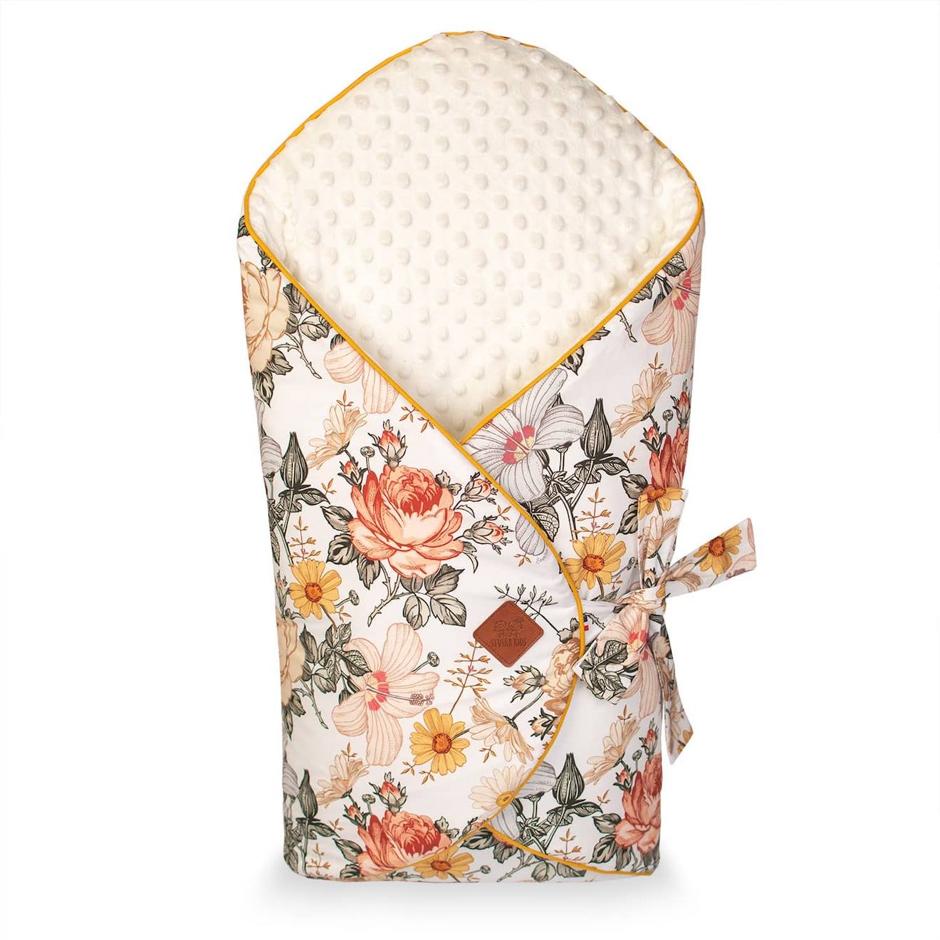 Couverture D'emmaillotage Évolutive Néo Vintage Minky, Imprimé Floral