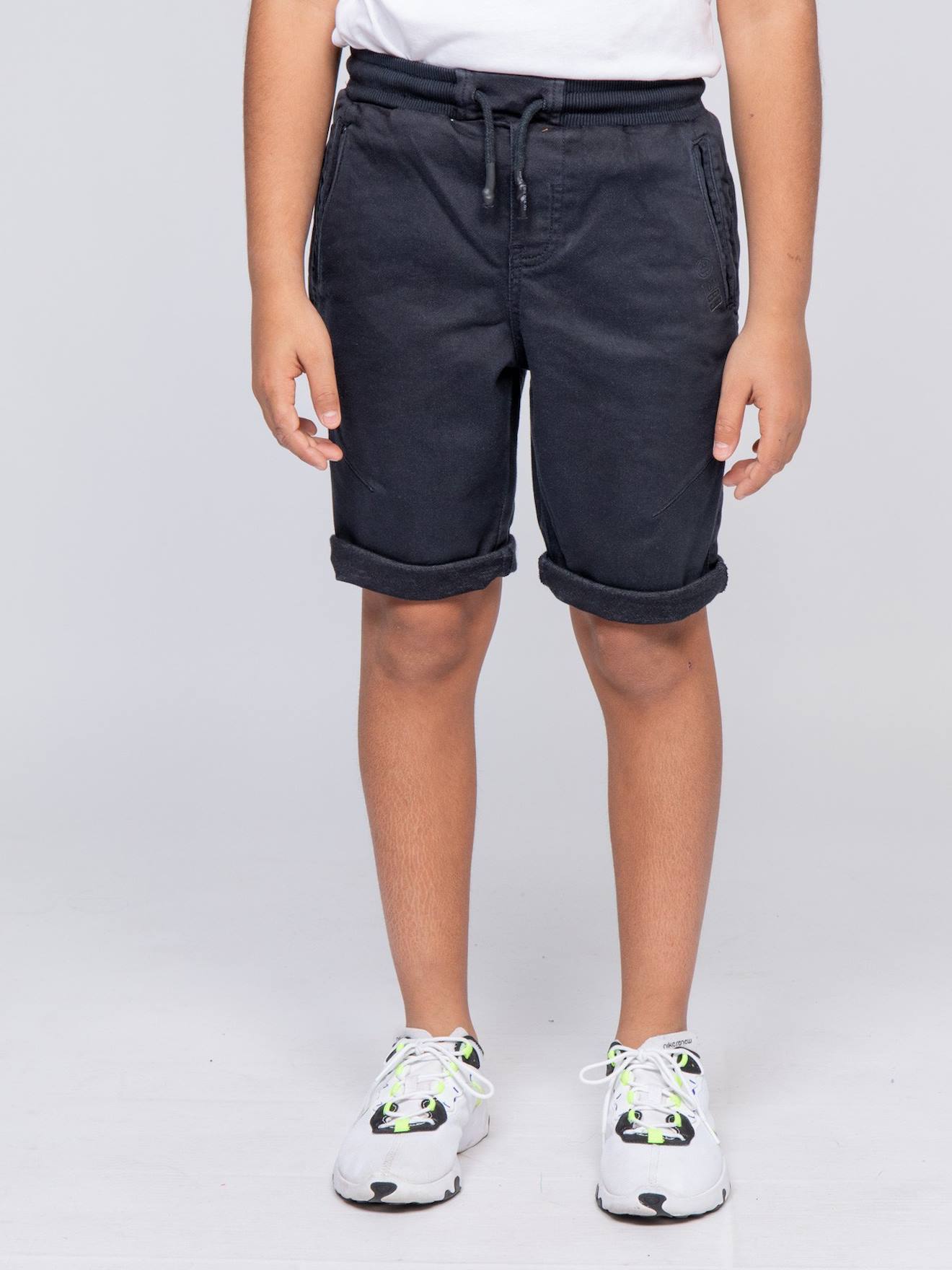 Bermuda Slim Betesda-j Bleu Marine