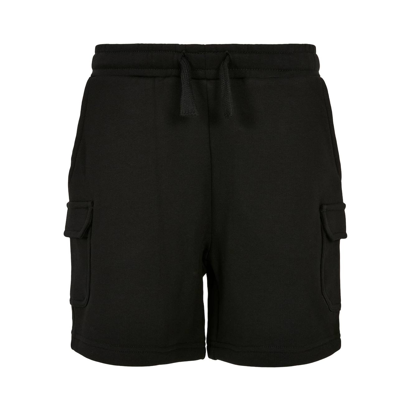Short À Poches Coton Bio Noir