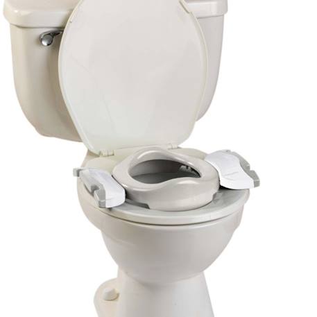 Pot nomade 2 en 1 réducteur de wc Gris+Vert menthe 6 - vertbaudet enfant 