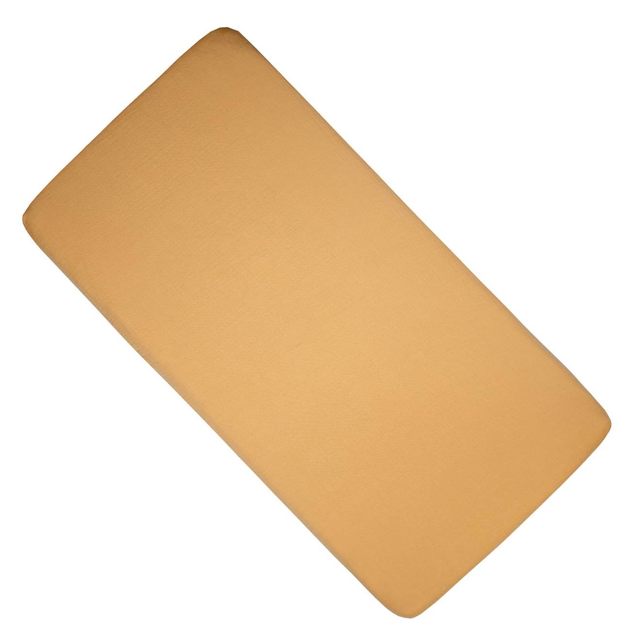 Sevira kids - Drap Housse Berceau En Gaze De Coton Jeanne Camel