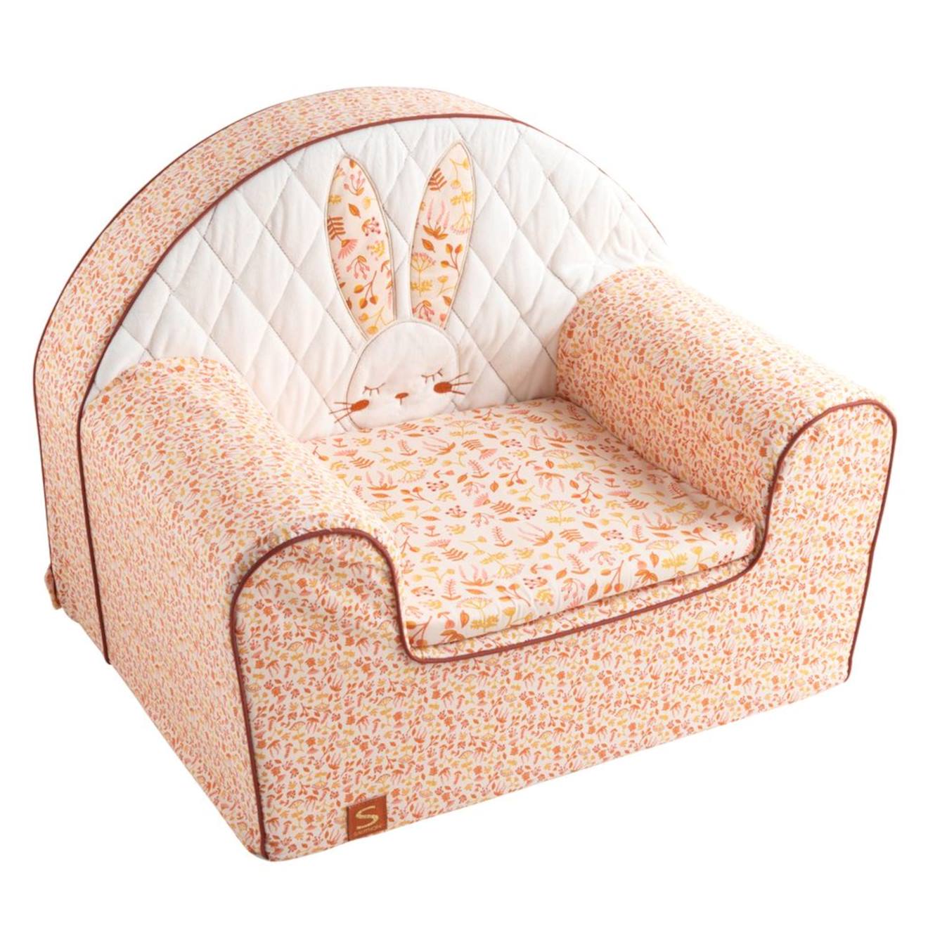 Fauteuil Club En Coton - Esmee Rose
