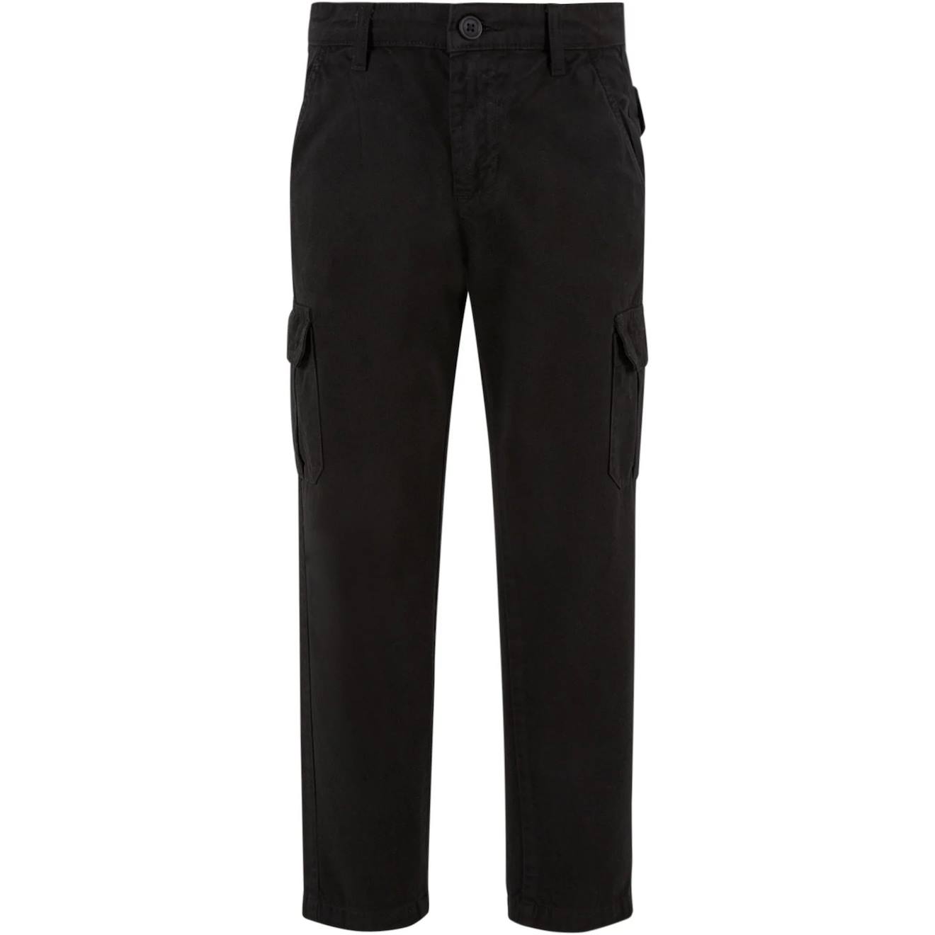 Pantalon À Poches Coton Noir