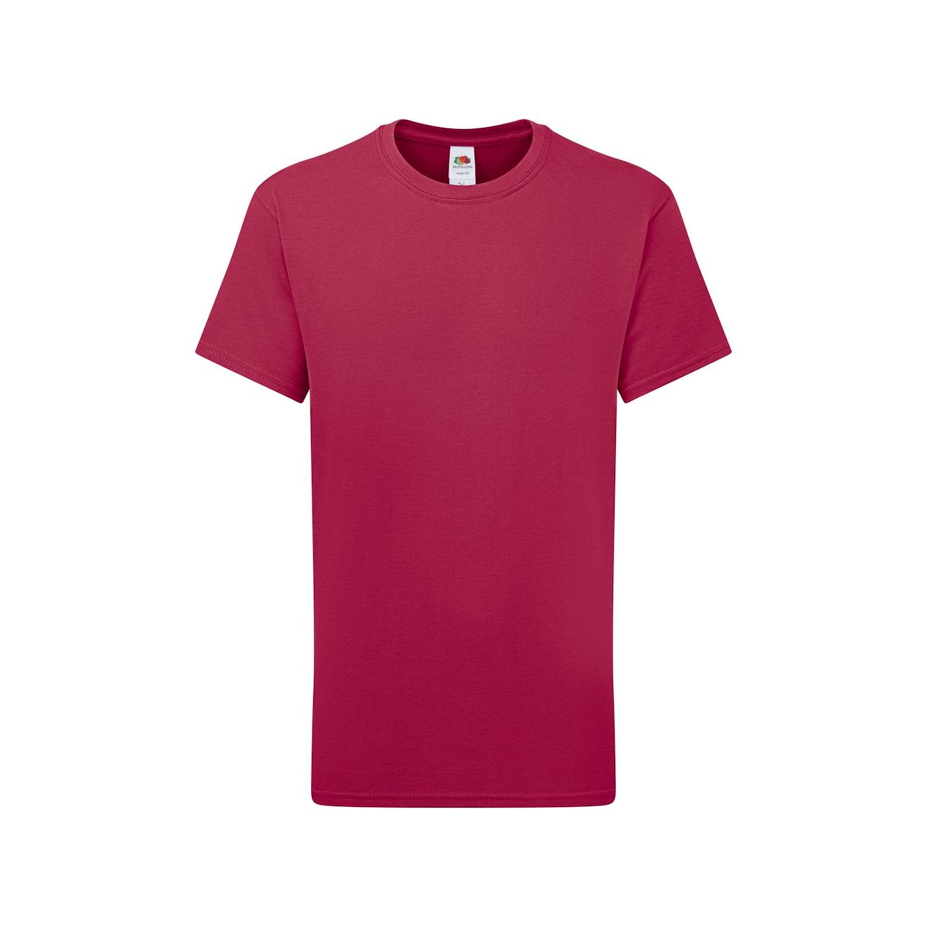 T-shirt Iconic En Coton Peigné De Qualité Supérieure Iconic 195 Canneberge