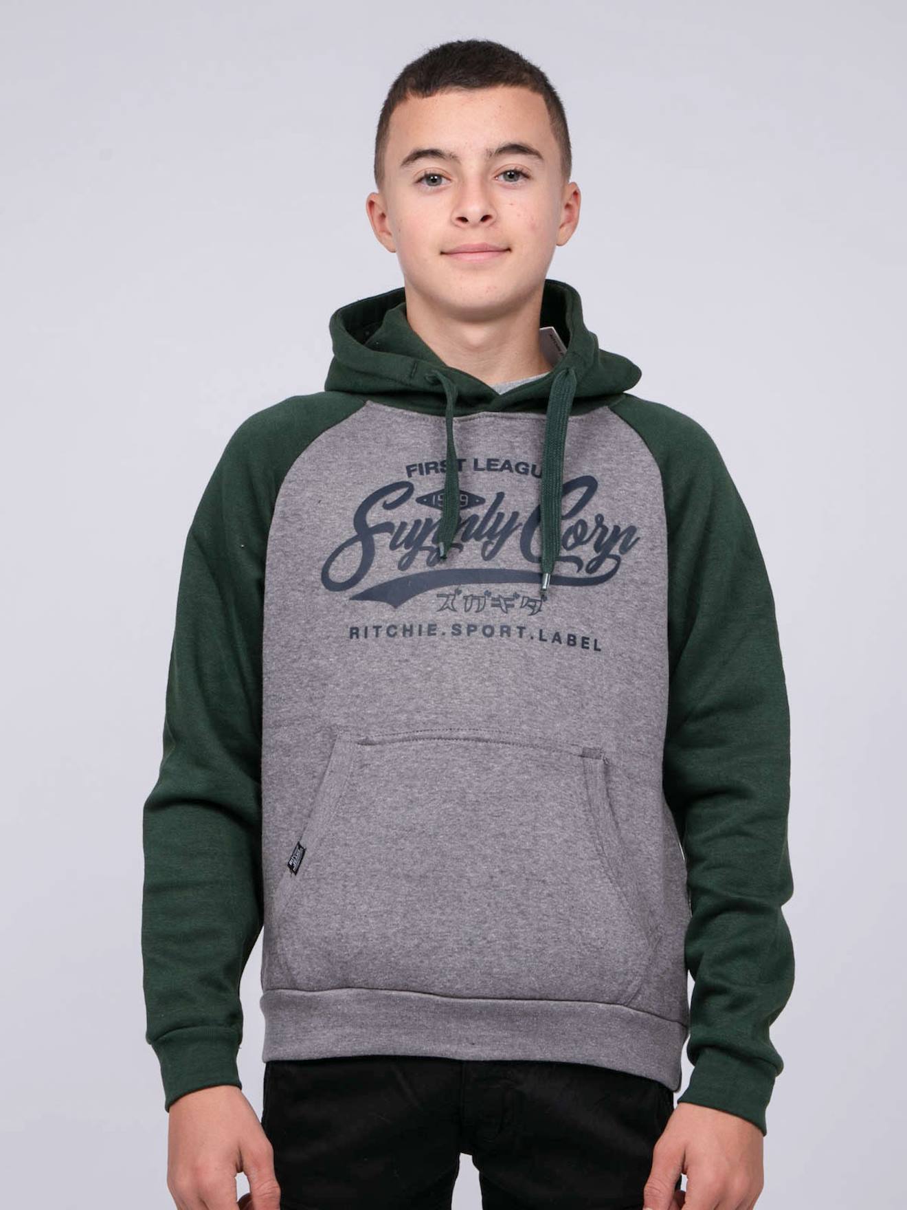 Sweat Capuche Wanderlust-j Vert