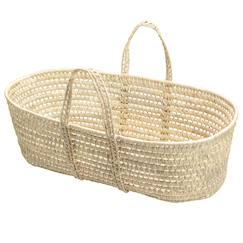 -Couffin panier moise en fibres naturelles