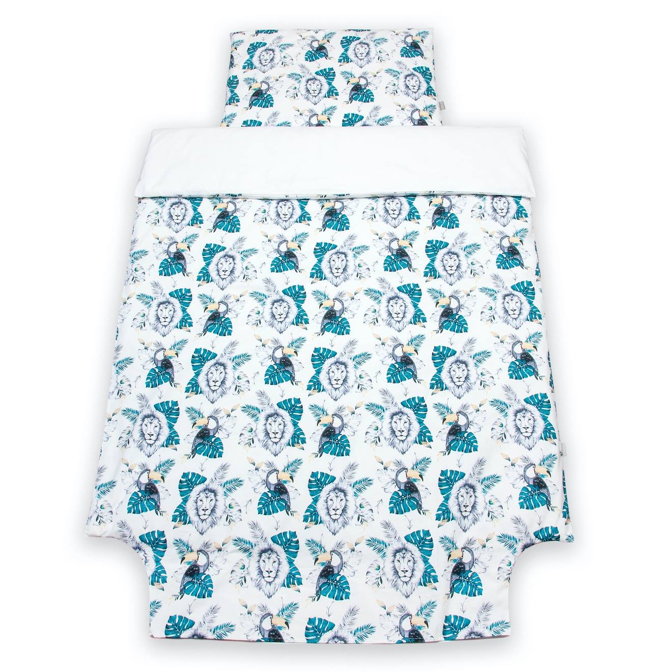 Parure De Lit Bébé En Coton Savana Multicolore, Lion